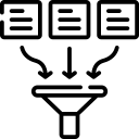 icon representing refinement